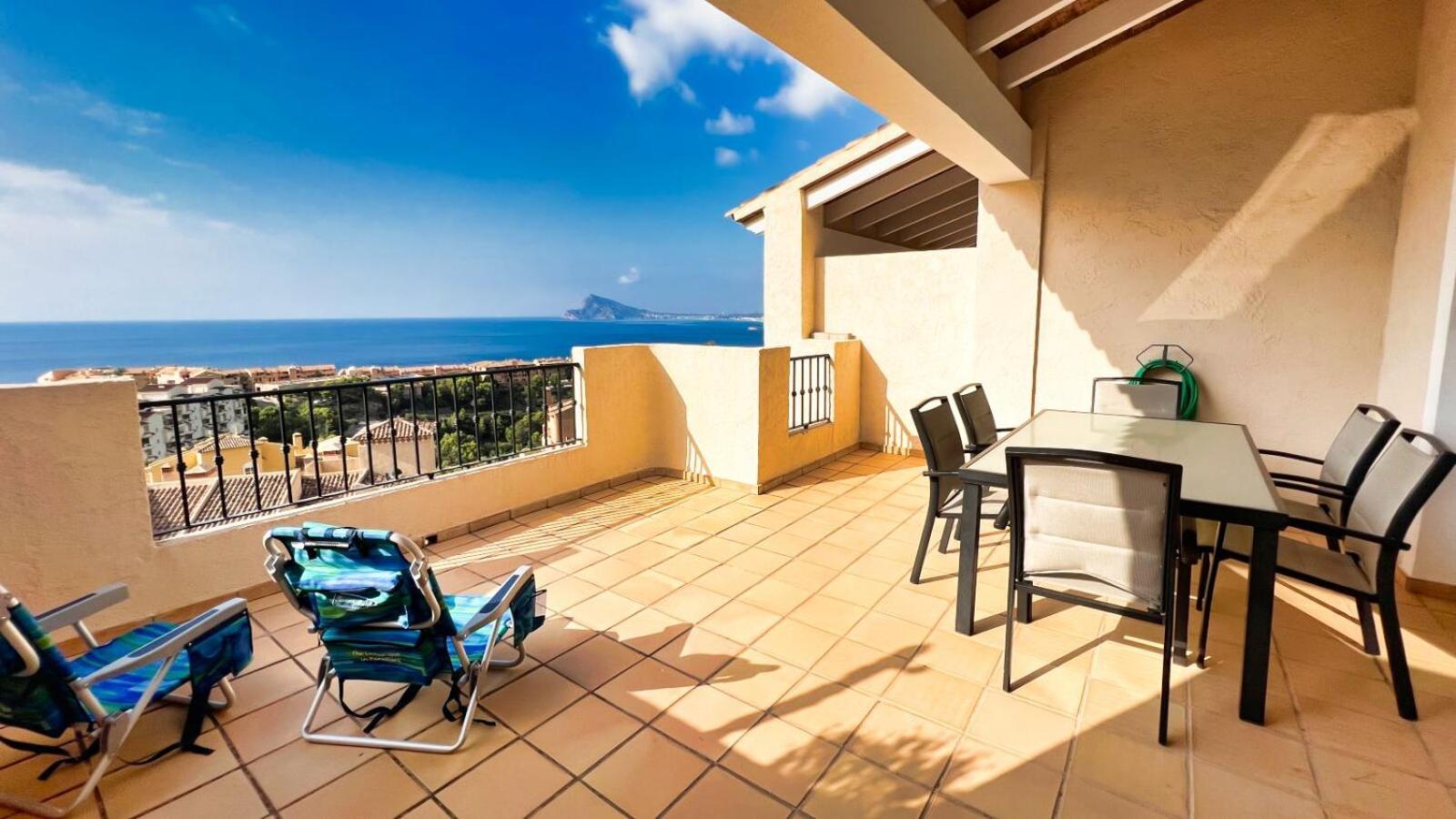 Charming Townhouse With Sea Views & Pool In Altea Villa Calpe Buitenkant foto